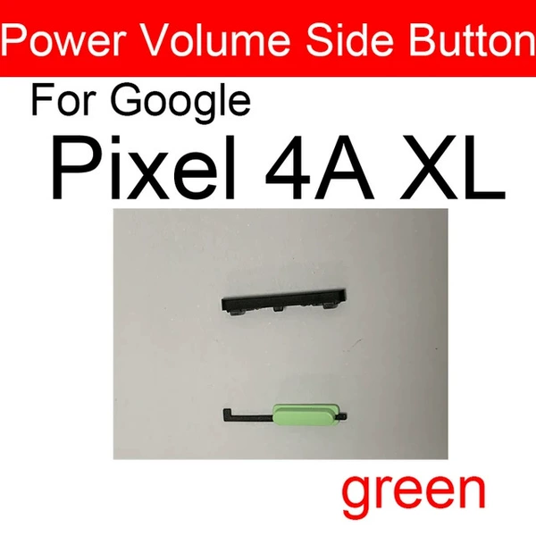 Pixel 4A XL side keys set green