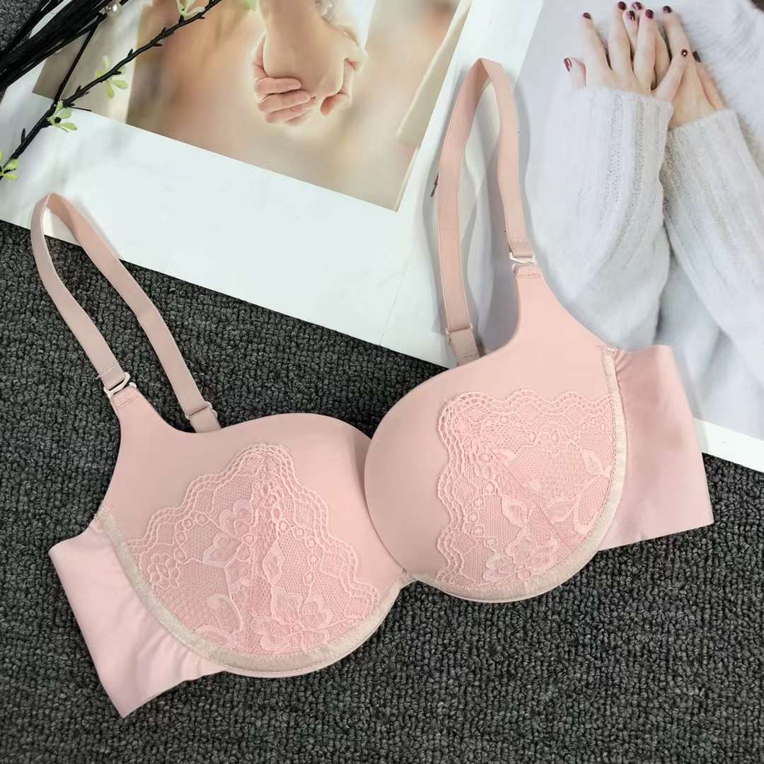 Nuevo Sujetador de encaje cintura ajustable que adelgaza la ropa interior de pecho pequeño empuja hacia arriba la ropa interior cómoda empuja hacia arriba el sujetador sin costuras