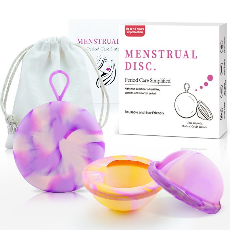 월경디스크* 디스크 2개 세트(색상 선택)