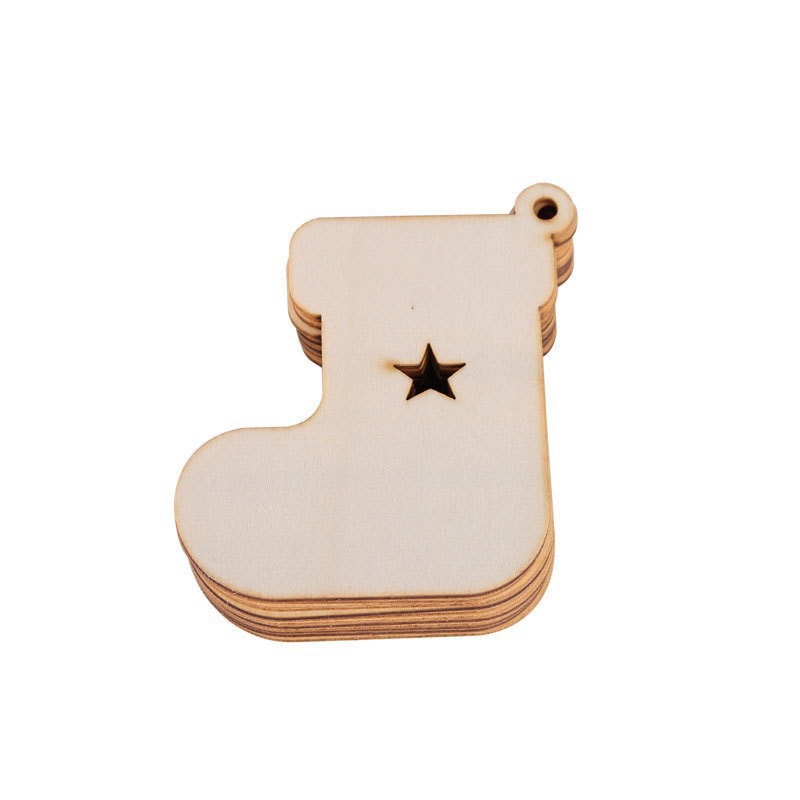 크리스마스 양말 (마 끈 포함)