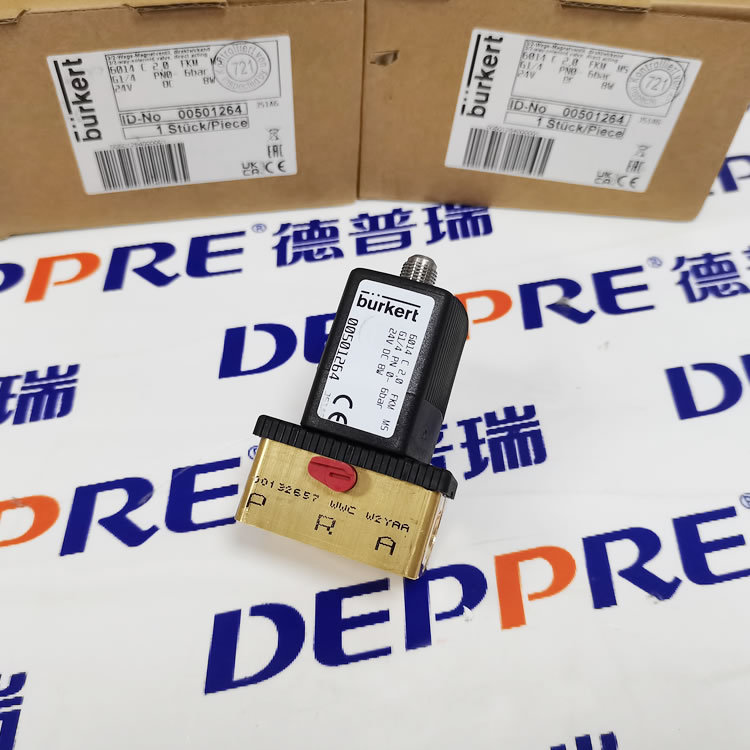 宝德电磁阀宝帝burkert 6013 A 2 3 4 6 FKM MS M5 VA G1/4 G1/8