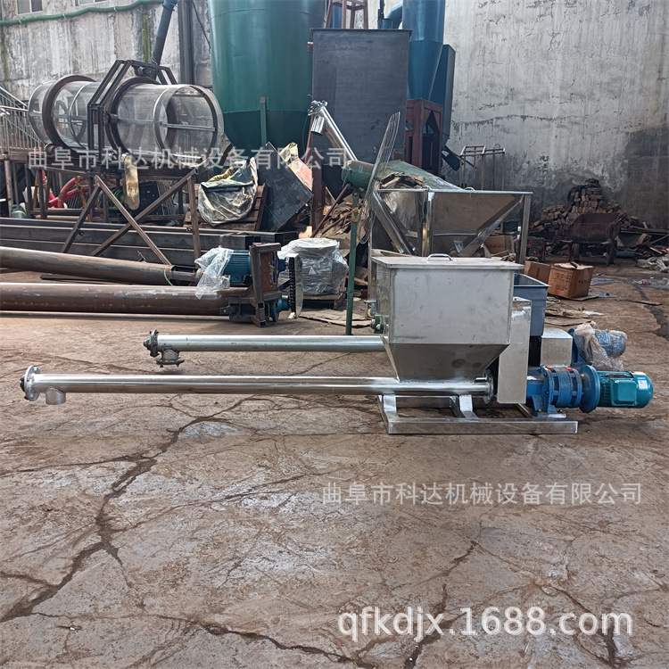 89mm管径碱粉微型螺旋喂料机XWZF 山西土豆淀粉添加剂投粉机