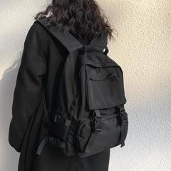 新しいハイエンドスクールバッグ女子高校キャンパス大容量バックパック作業服スタイルバックパックメンズクロスボーダーインバッグ