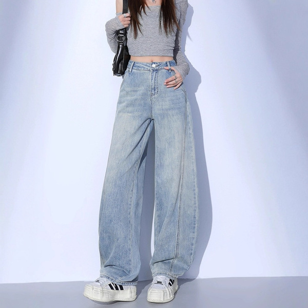 Light autumn jeans