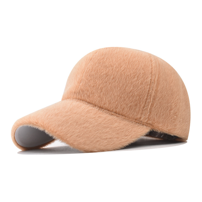 Mujeres Casual Color Sólido Prensado Gorra De Beisbol display picture 5