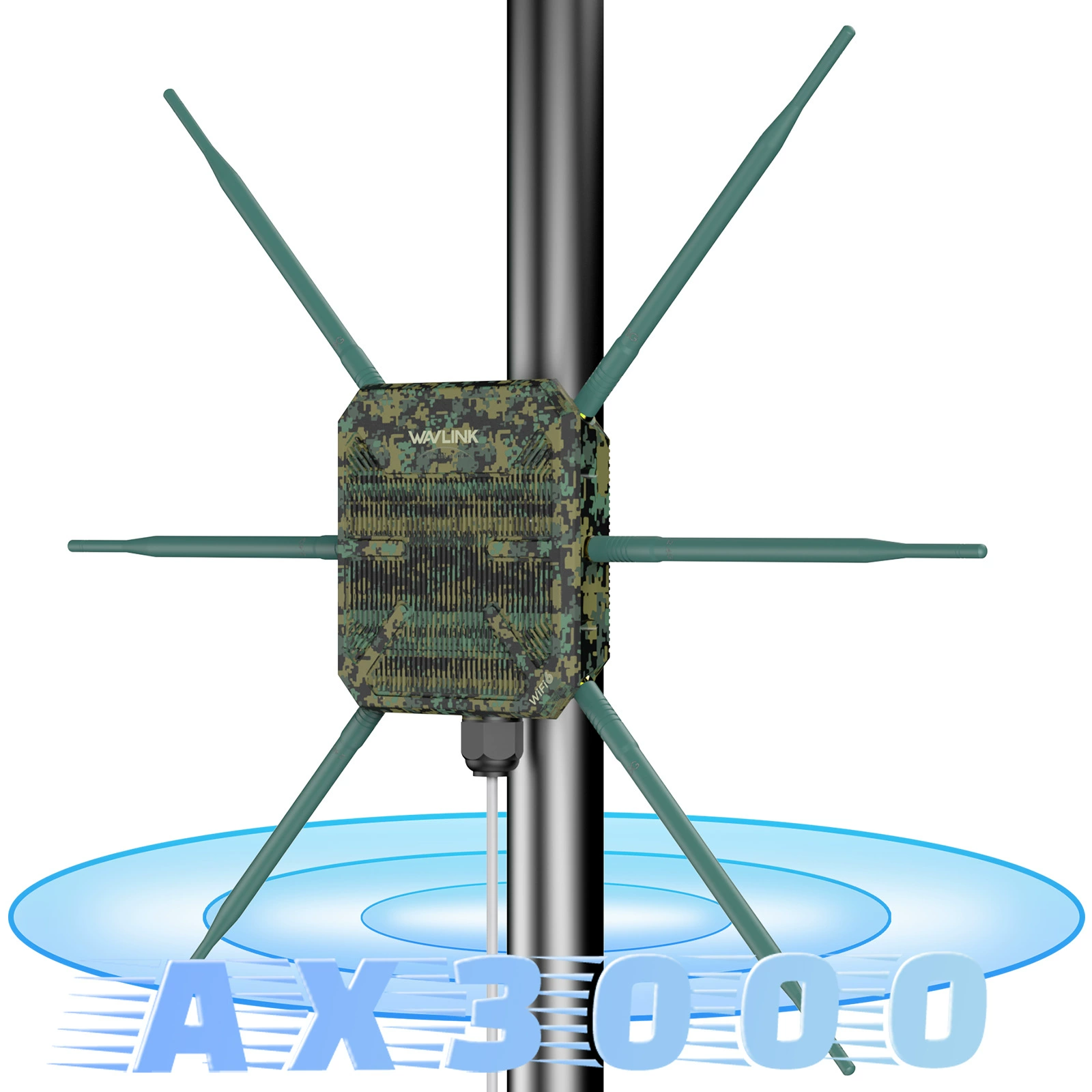 AX3000 уличный повторитель WiFi беспроводной AP 2.4G 5G двойной частоты маршрутизатор