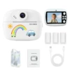 [Kecaida-White Rainbow] Comes with 4 rolls of colored paper-64G card + card reader