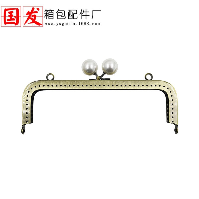 Inventario: 18CM cuadrado brillante cabeza de caramelo brillante oro 20MM cabeza de perlas [bronce] 24 colores opcionales