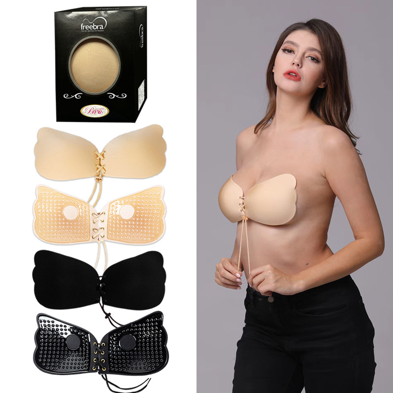 Wholesale Factory Lala Goddess Silicone Invisible Bra Pads for Women—Perfect for Bridal Gowns, Enhancing and Supporting Small Busts, Wire-Free Design