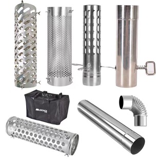 Outdoor tent stove wood stove accessories chimney heat insulation anti-scalding net anti-Mars high temperature resistant smoke exhaust pipe storage bag