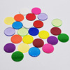 25mm one dollar size Eighteen -colored environmentally friendly plastic currency chip currency learning coins Lexue coin sandbox coins can be added with logo