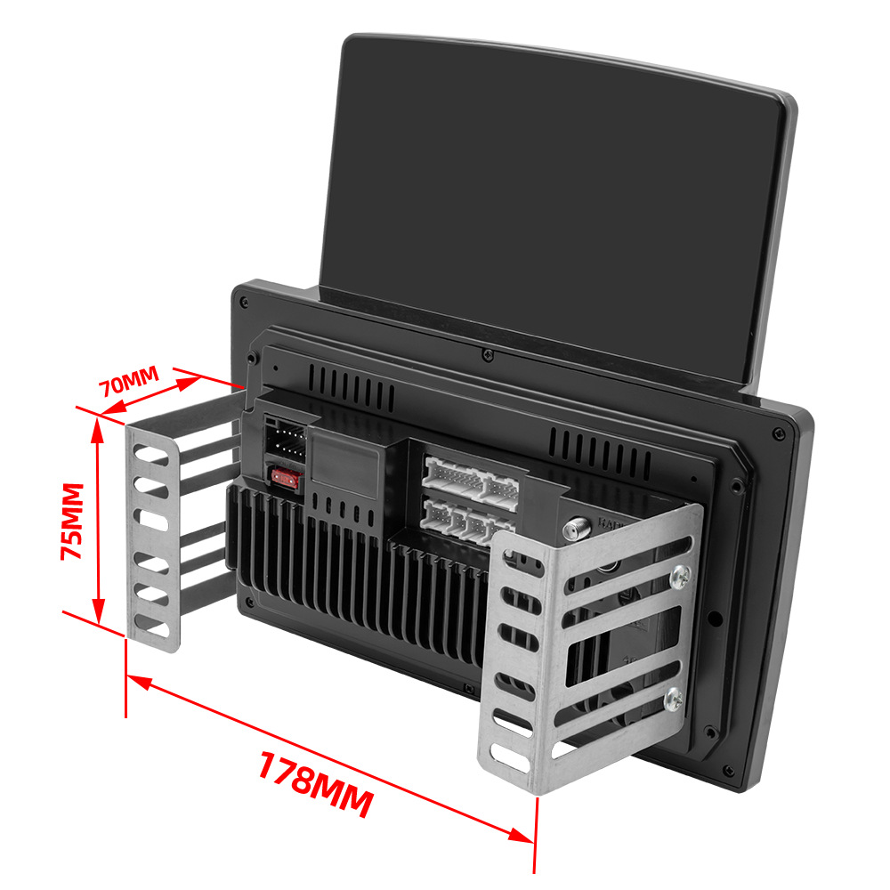 Anfitrión de control central todo en uno de Android de la navegación en pantalla grande del coche de la pantalla vertical de 9,7 pulgadas GPS Bluetooth HD que invierte la imagen