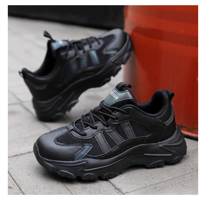 Scarpe da tennis da donna Scarpe da passeggio Scarpe in pelle Scarpe da ginnastica Scarpe da ginnastica sintetiche in mesh facili da pulire_voghion.com