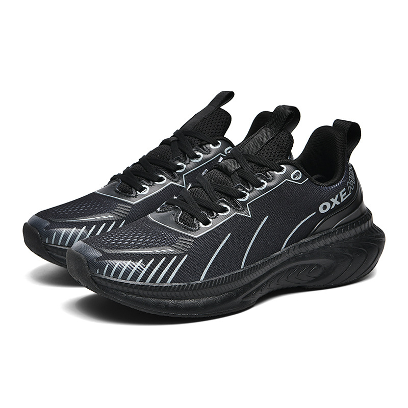Cross-Border New 2025 New Model Fly-Knit Mesh Breathable CushiNewing MarathNew New Shoes, Men's Sports Shoes_vogvips.com