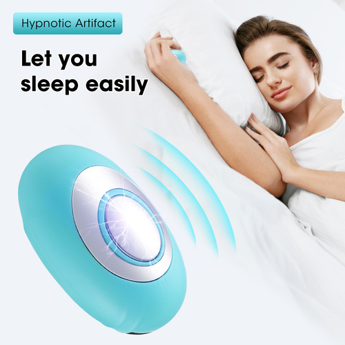 Cross-border handheld sleep device, smart micro-current with 15 levels for deep sleep, sleep egg to relieve stress and help sleep