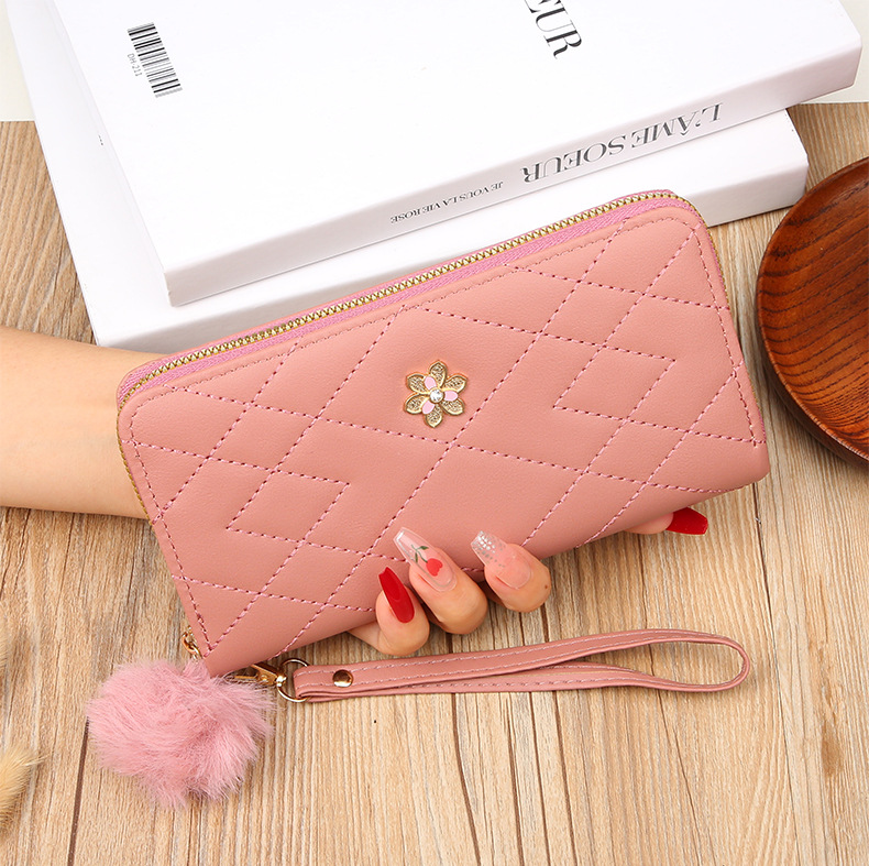 Sac à cartes Portable Simple et Long pour femmes, grande capacité, zéro portefeuille, étui Mobile adapté, nouvelle collection 2023_voghion.com