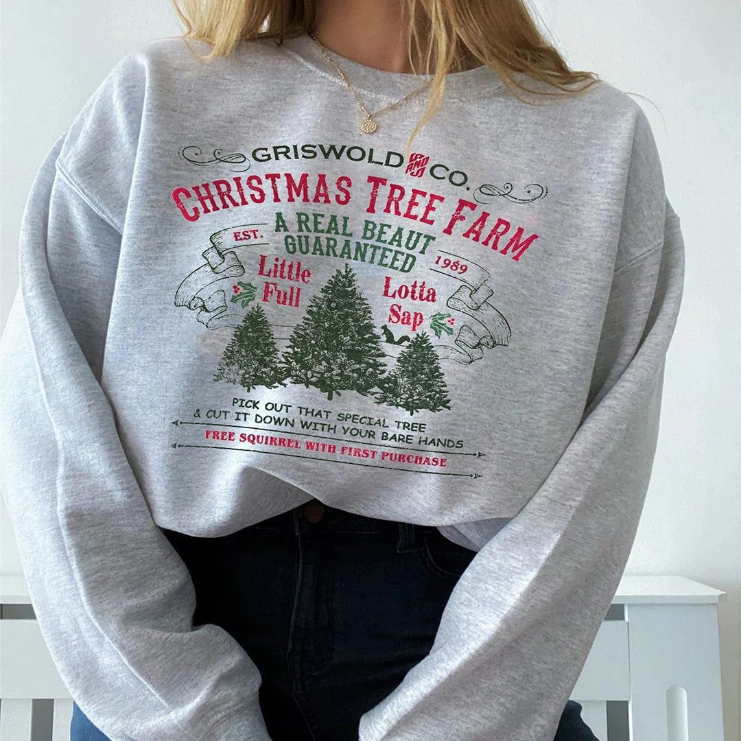 Cráneo humano Impresión digital cuello redondo suéter de Halloween 2023 estación independiente suministro ropa las mujeres