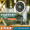 Tripod, street universal air fan for camping, tent, LED lights, suitable for import, new collection