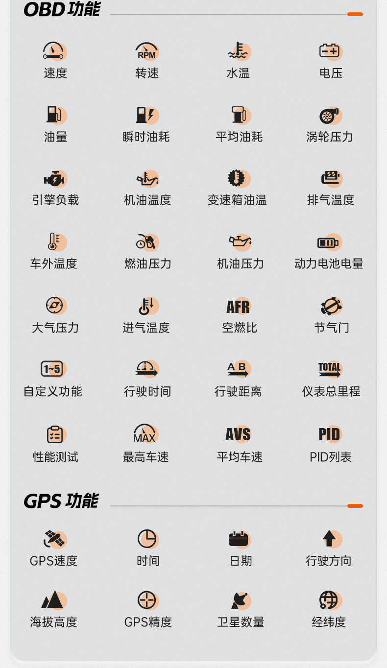 Hud Head-Up Display Full Lcd Obd Instrument Panel Modification Tablet Design Simple and Stylish A91