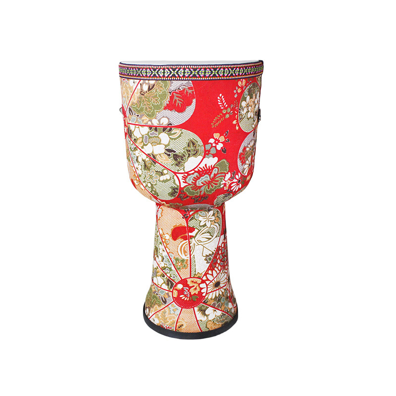 Large 8inch cherry blossom painting [free strap] composite fiber leather