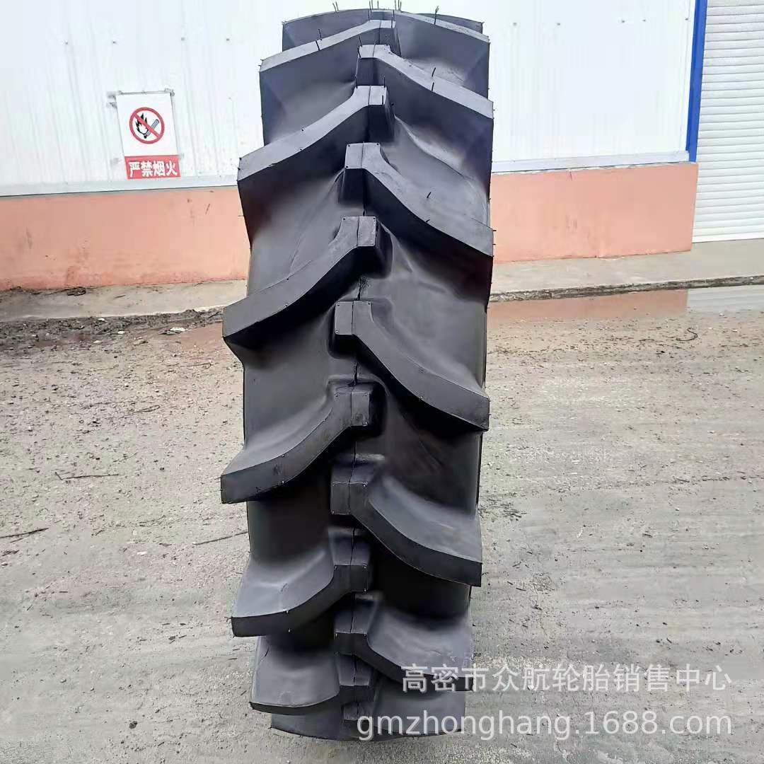 农用拖拉机轮胎18.4-42 18.4-3818.4-34 R-2人字花纹水旱两用轮胎