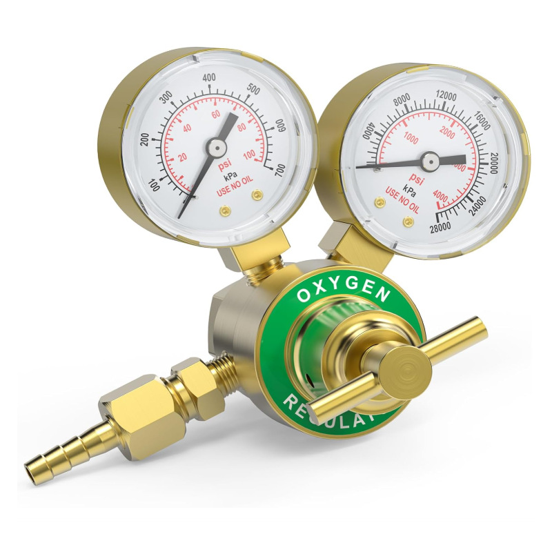 美式轻型焊割套装减压器 焊割氧气表CGA540 焊割乙炔表CGA200全铜