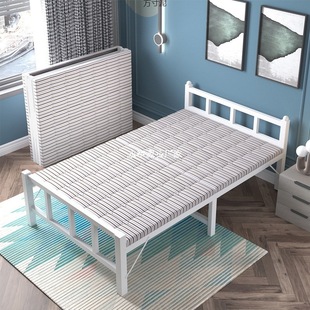 Folding Bed Single Bed Household Simple Nap Bed Adult Nap Office Simple Economical Hard Board Bed