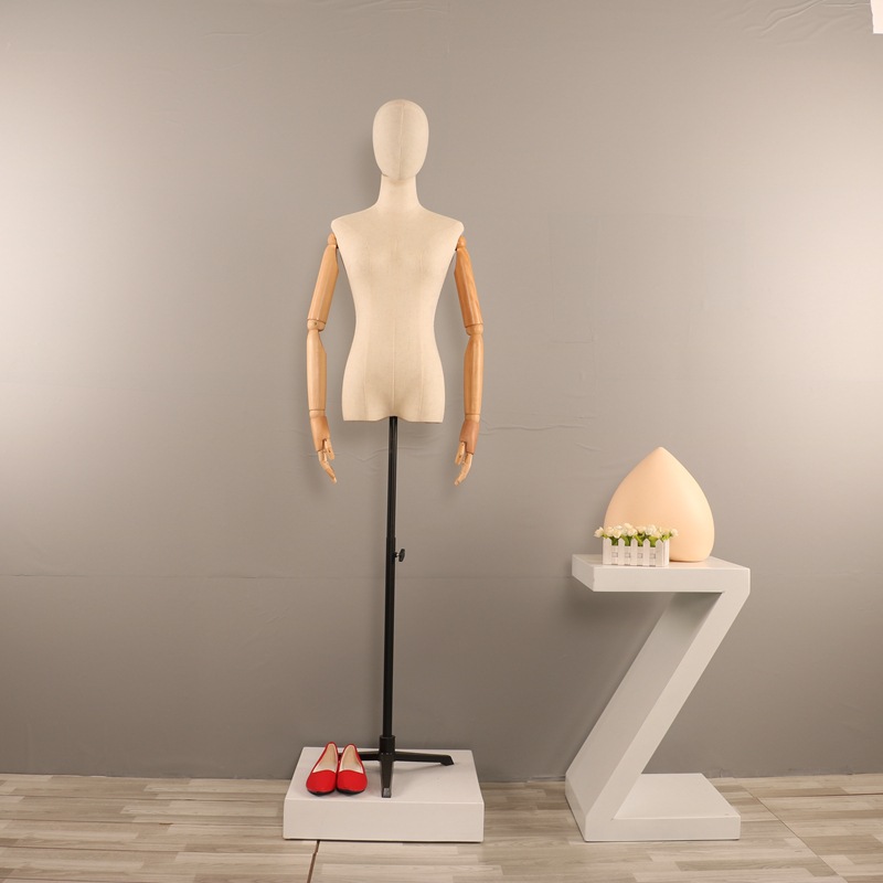 Maniquí de escaparate para tienda de ropa, maniquí femenino de medio cuerpo, maniquí de exhibición, maniquí de enseñanza, maniquí femenino para ropa, modelo de busto pequeño.