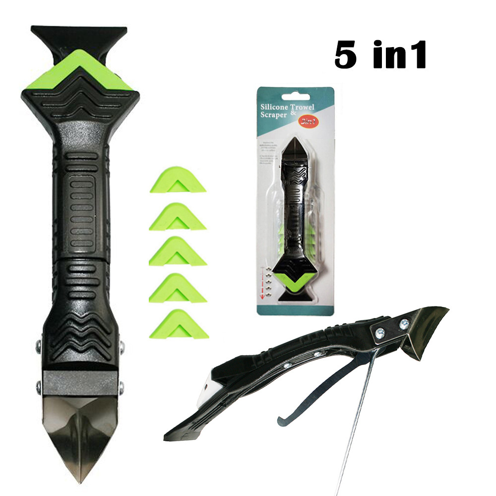 7件套吸塑5合一金属刀头钩刀填缝工具浴室水槽接头瓷砖 美缝工具