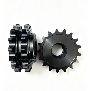 Sprocket manufacturer has a large stock of 45 steel A3 high-precision finished hole sprockets in various specifications, high-frequency hardened and blackened