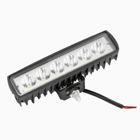 Cross-border bestseller: grille light, off-road lighting, car LED work light, 18W floodlight, linear roof spotlight