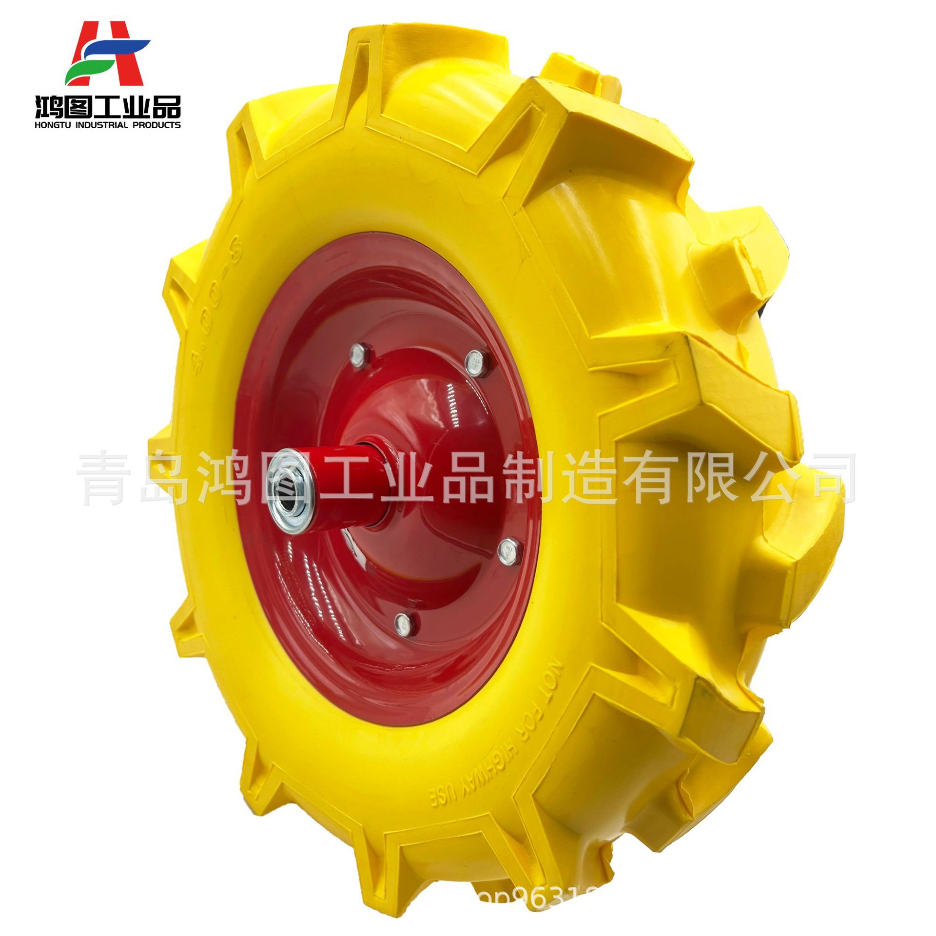 16寸4.80、4.00-8人字纹PU发泡轮 (1)