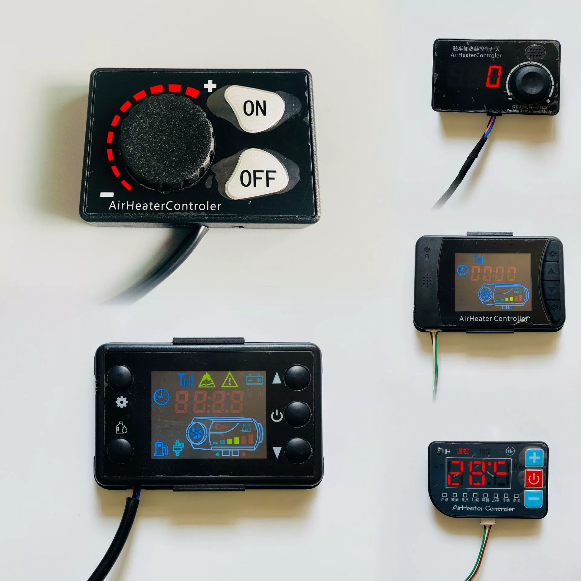 Переключатель ручки дисплея СИД ЛКД дисплея ручки цифрового дисплея регулятора подогревателя стоянки