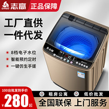 志高10公斤波轮洗衣机全自动小型家用宿舍租房洗脱一体机现货批发