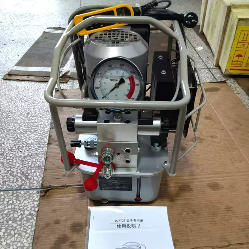 顶力驱动中空大功率液压扳手泵电动液压泵站双回路大功率手提式