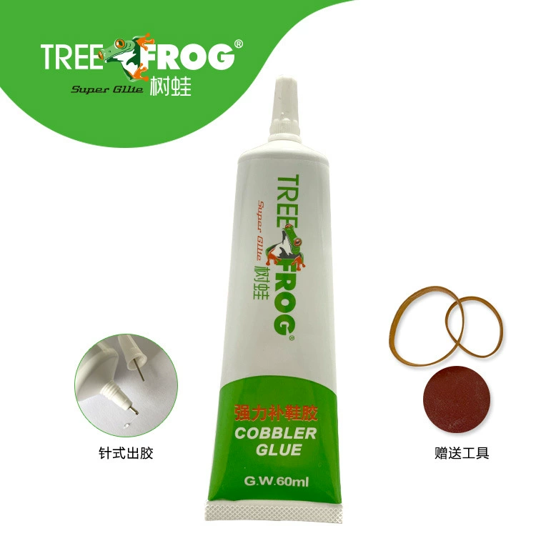 Tree Frog Мягкая обувь для ремонта клея Универсальная Водонепроницаемая мягкая липкая обувь Ремонтный клей Спортивная парусиновая обувь Кожаная обувь Подошвы Ремонт обуви Клей