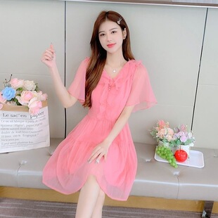 ��ɫ�B��ȹŮ�ļ�2025�¿ʽ��ЪС�w��V�I���~߅���|����A��ȹ