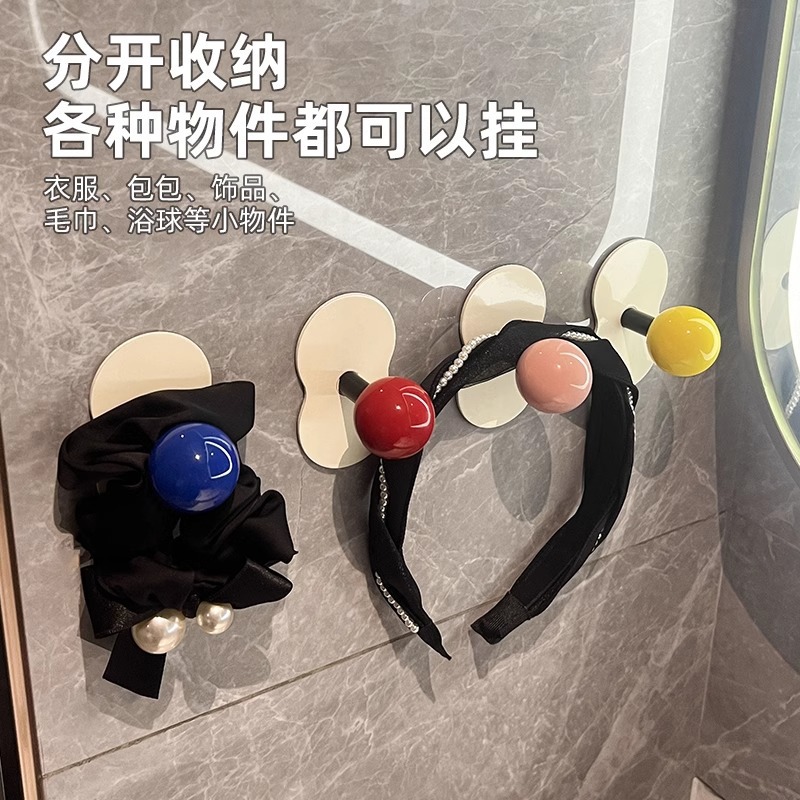 Baño sin perforación, fuerte gancho de viscosa, baño para el hogar, pared creativa, gancho de soporte de carga de almacenamiento de toalla