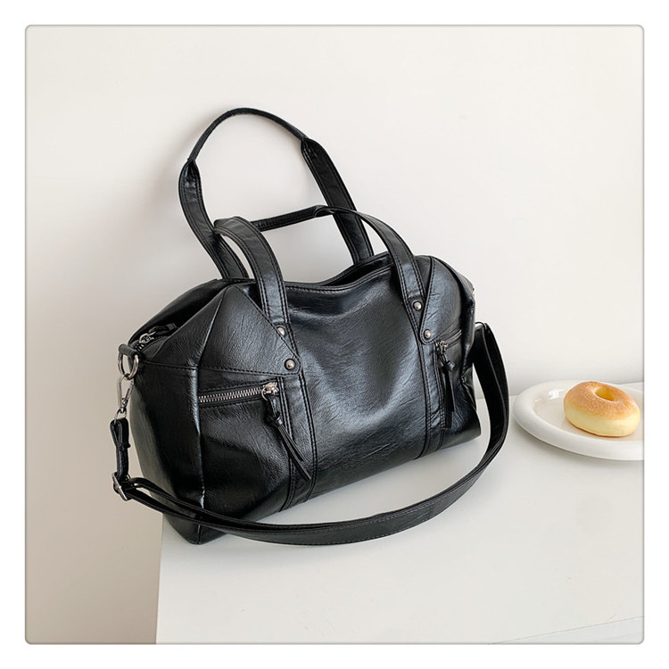 European and American cross-border fashion women's bag 2024 Spring new women's handbag, single-shoulder crossbody bag, simple tote bag undefined