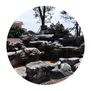 ��Ȼ̫��ʯ��ɽʯˮ���g��ʯ��ʯ���@ͥԺ�쾰��ƺ�c�Y�b�̫��ʯ