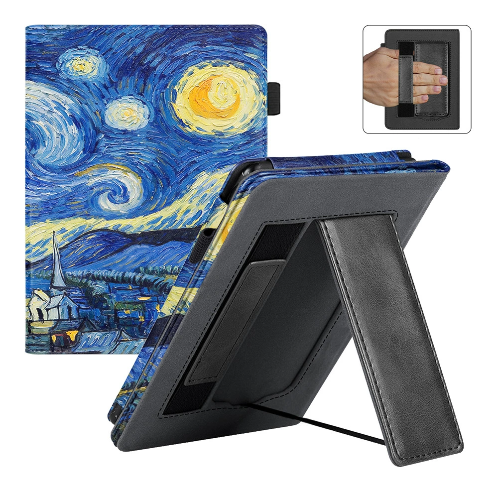 Подходит для Kobo Clara Color/BW 6-дюймовой ручной подставки держатель кожаный чехол для Kobo N365/N367