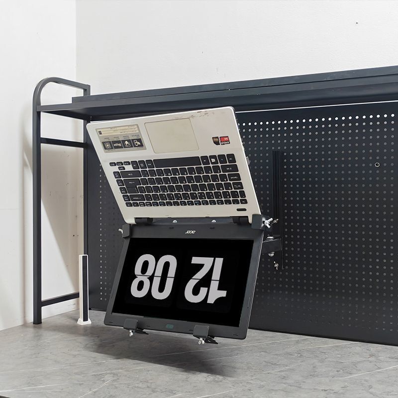 Perforated Board Storage Rack Laptop Hanging Bracket Computer Desk Bookshelf Dedicated Suspended Portable Convenient Computer