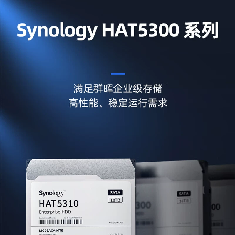 Подходящий для NAS корпоративного уровня Synology механический жесткий диск 256МБ
