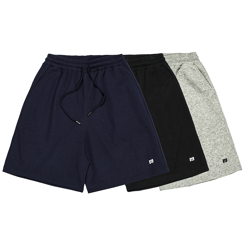 City Fanpin 2025 Summer Milk Silk Knitted Exquisite Embroidered Sports Pants Fifth Pants Shorts Season New