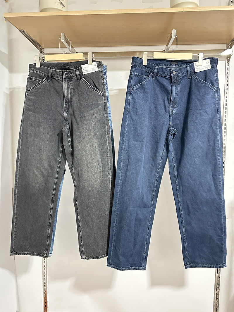 Bitte beachten Sie die Größentabelle! Please refer to the size chart in the picture Men's/women's loose straight leg jeans washed product casual pants_voghion.com