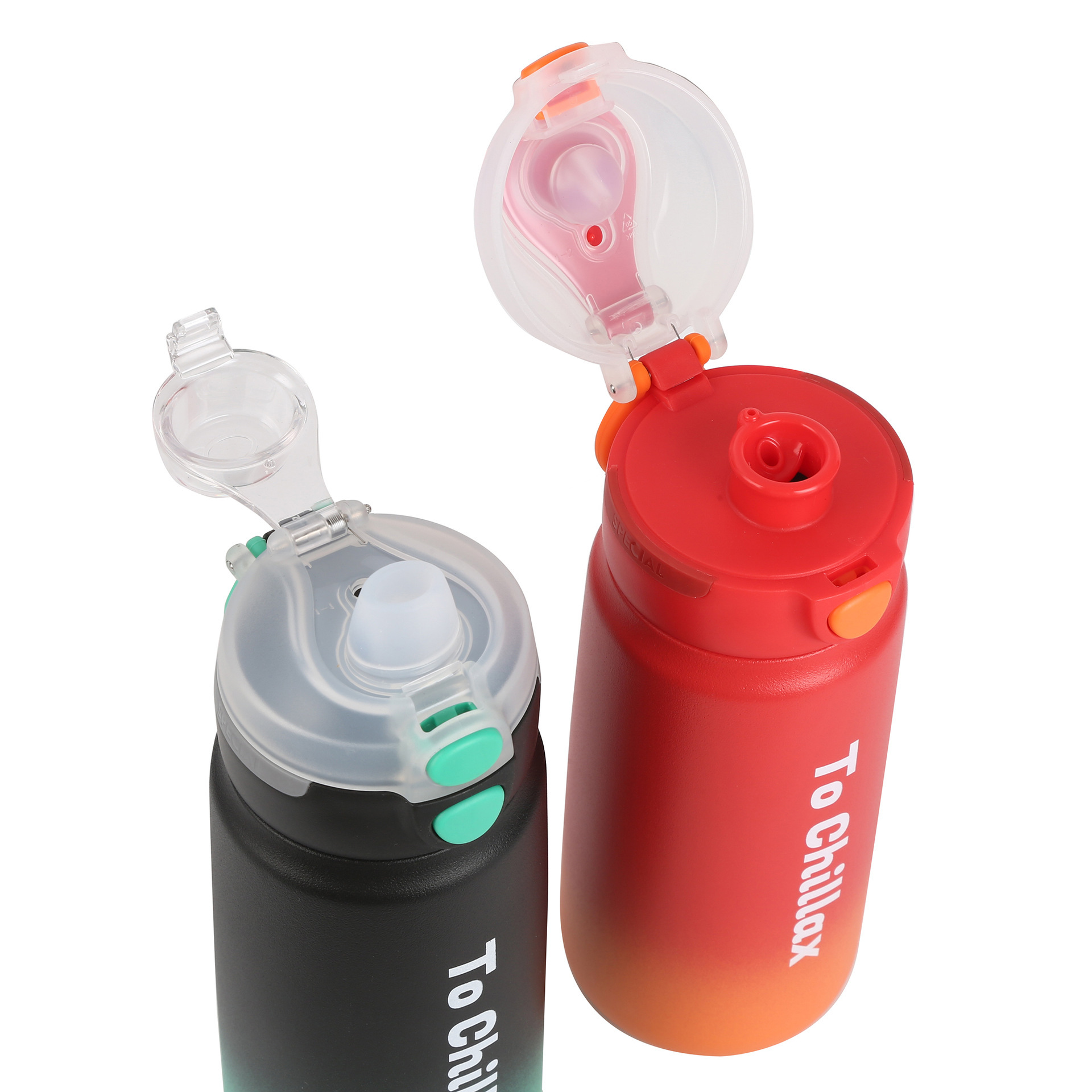 316 tazas de acero inoxidable de alto valor de color gradiente tazas de agua deportivas tazas de rebote de gran capacidad tazas de agua portátiles al por mayor