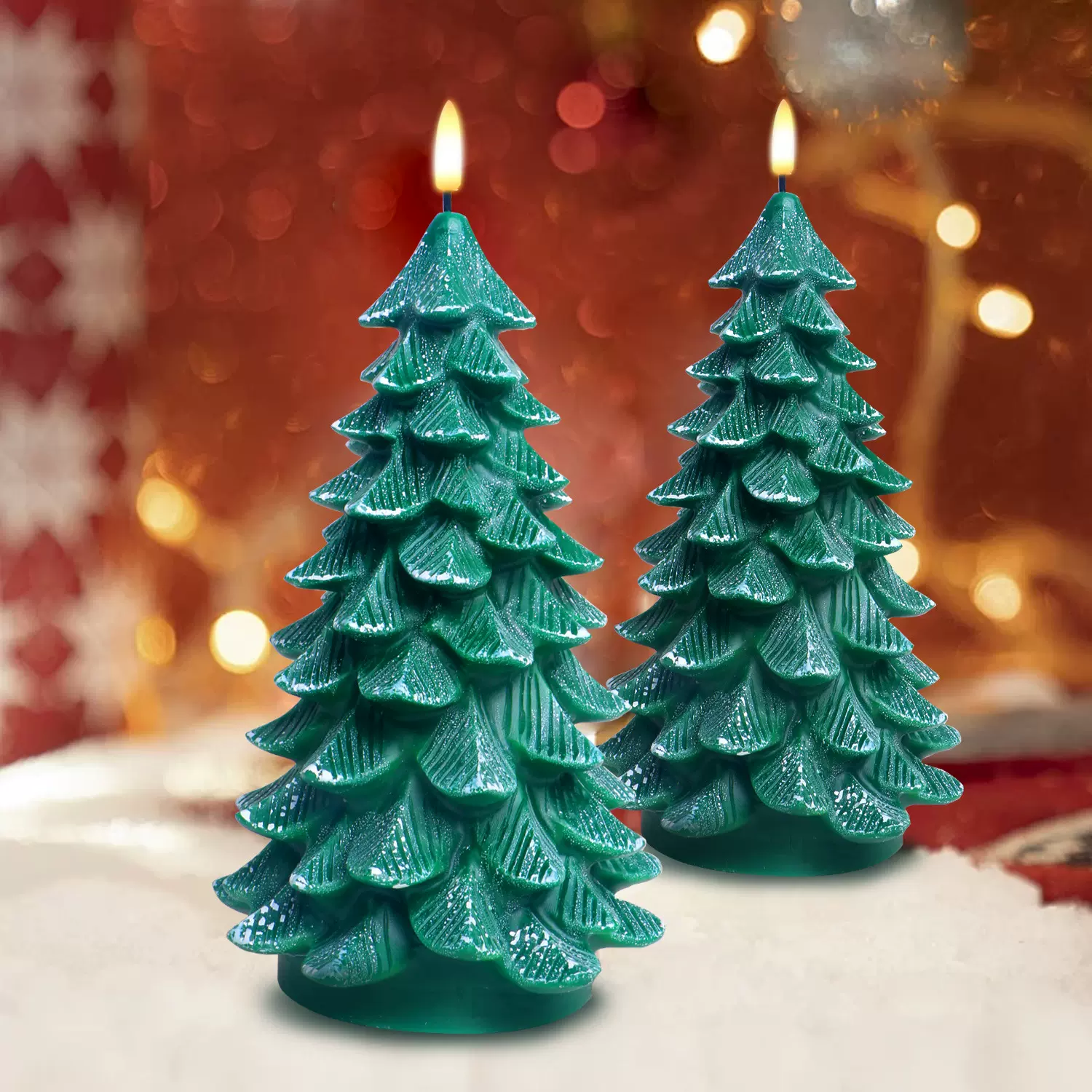 跨境电商仿真蜡烛普通电子led蜡烛灯圣诞主题装饰氛围灯批发