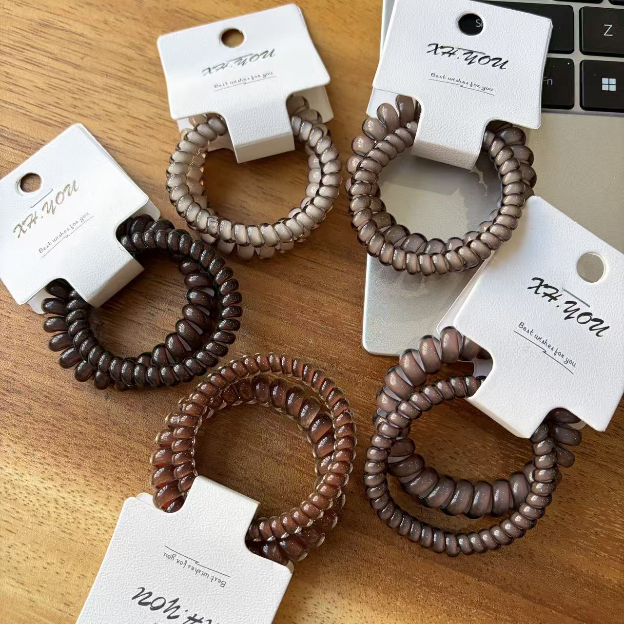 Telephone Cord Tie - High-Quality New Style Rope, High Elasticity, Durable, Fresh, Simple, Gentle On Hair, No Trace Hair_voghion.com