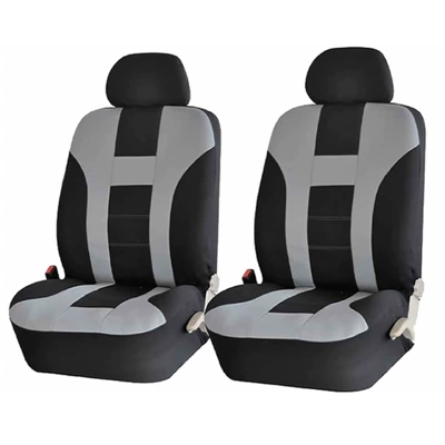 Ebay Amazon Wish4 Export Car Seat cushion, seat cover - black-gray-4-piece-set