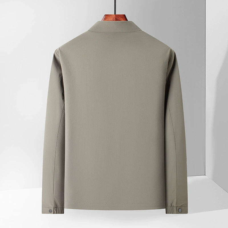 Spring elite jacket for leisure, trend of season, for middle age